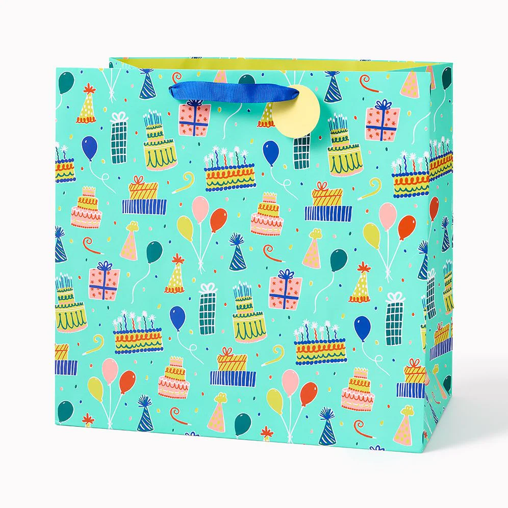 Birthday Icons Large Gift Bag