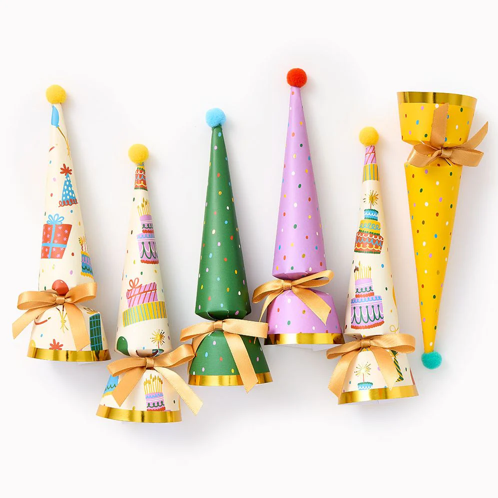 Birthday Icons Party Crackers Set of 6 - Image 2