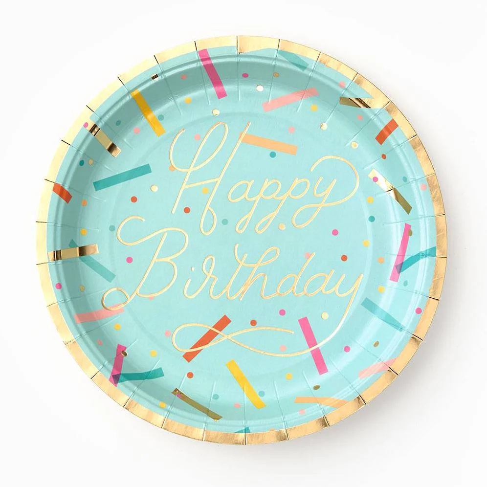 Birthday Sprinkles Large Plates