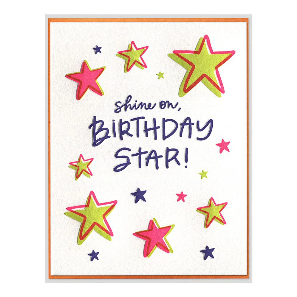 Birthday Star Birthday Card