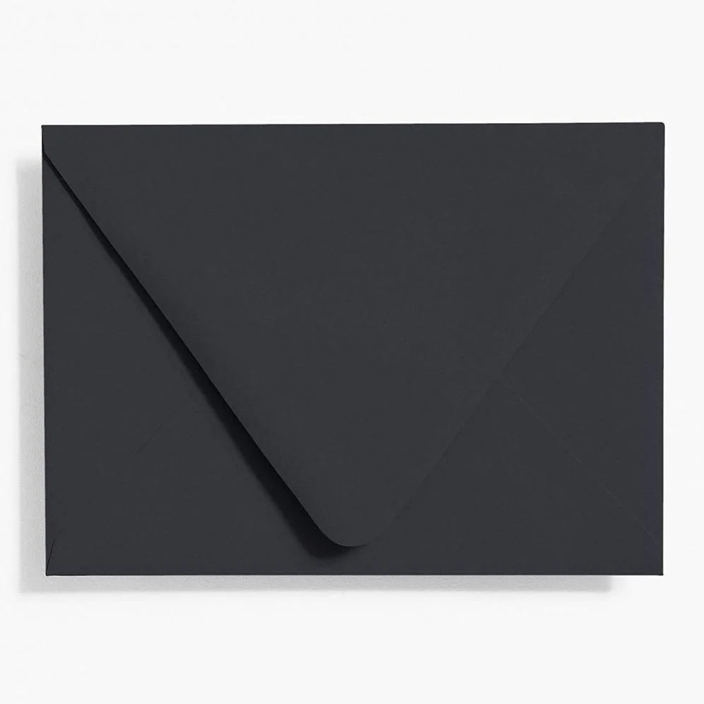 Black A6 Envelopes