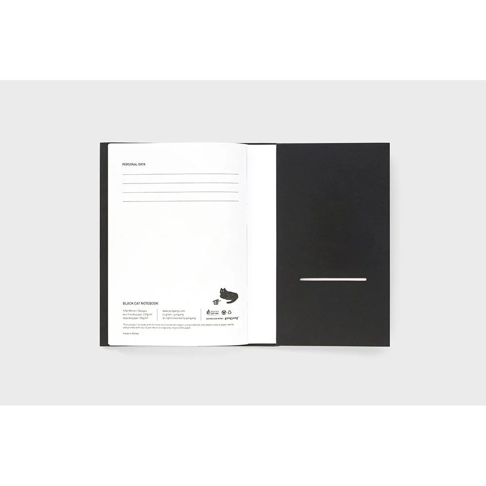 Black Cat Blank Journal - Image 5