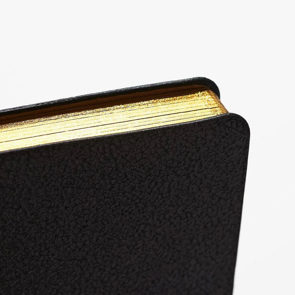 Black Leatherette Perpetual Planner - Image 3