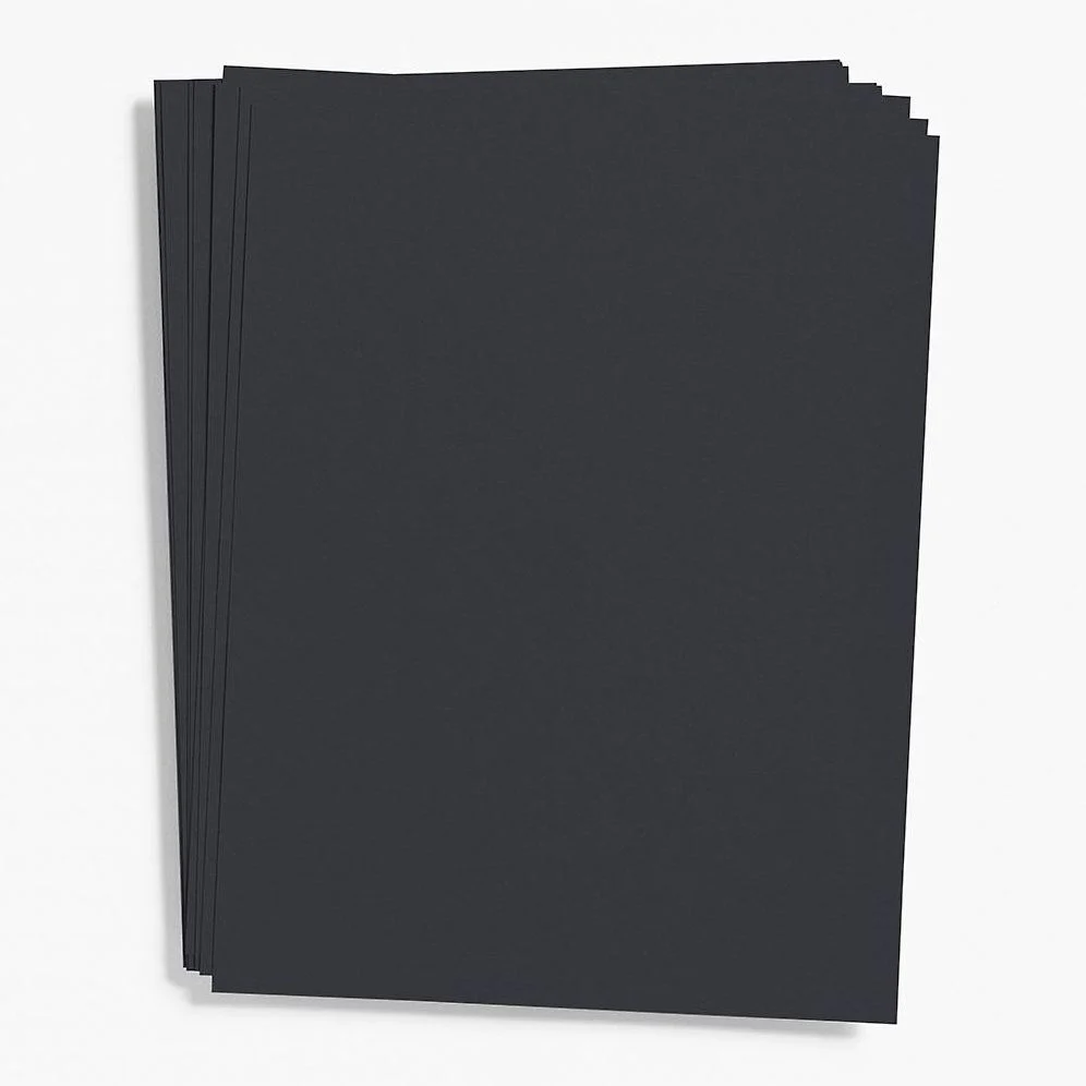 Black Paper 8.5" x 11" Bulk Pack