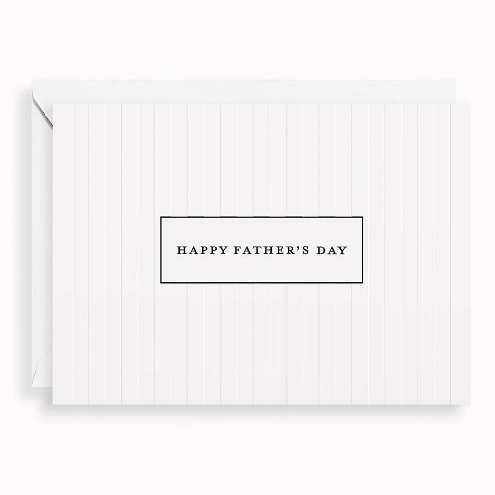 Block Stripe Father's Day Card