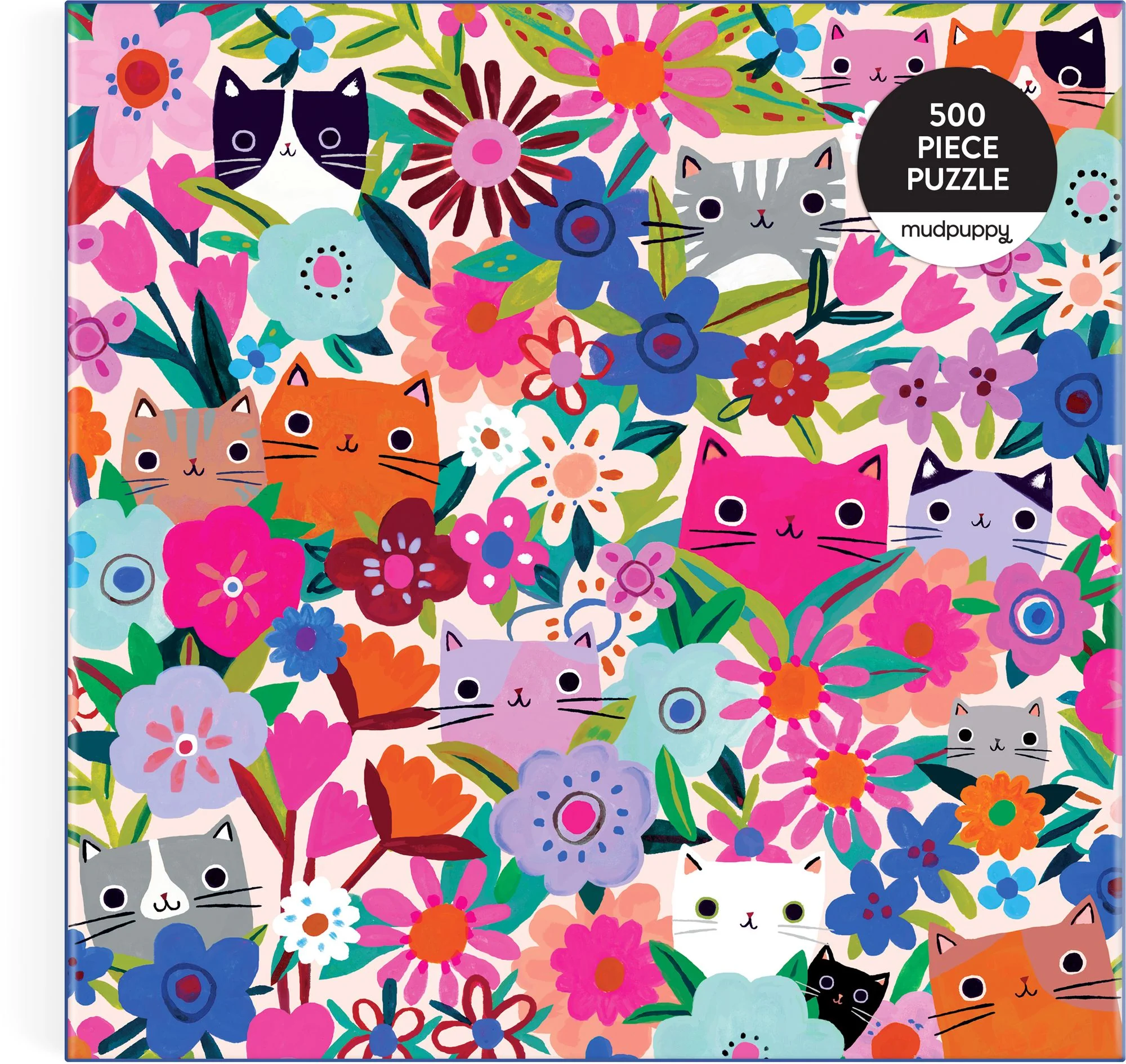 Blooming Cats 500 Piece Family Puzzle - Image 2