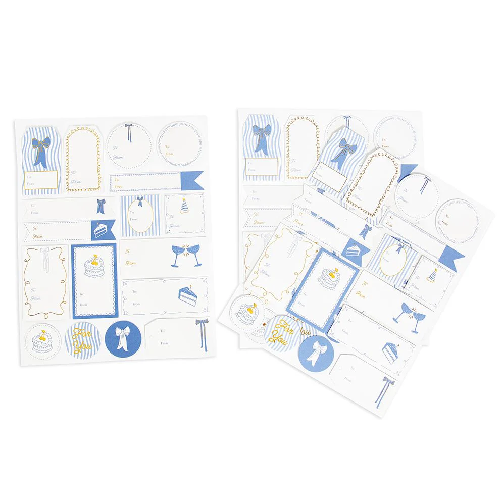 Blue Bow Gift Labels - Image 6