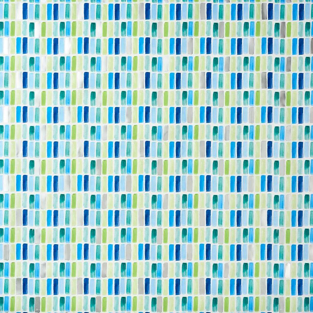 Blue & Green Tile Stone Wrapping Paper - Image 2