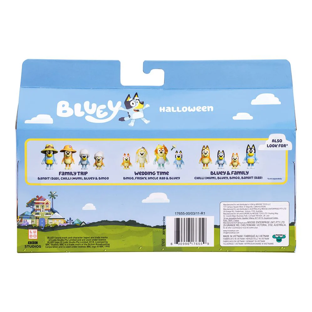 BLUEY S11 FIGURE 4PK COSTUME PARTY - Image 4