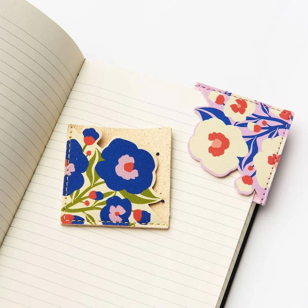 Bold Floral Corner Bookmarks - Image 3