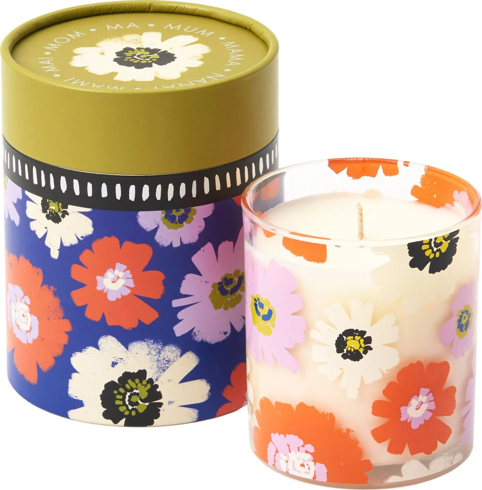 Bold Floral Mother's Day Candle - Image 2