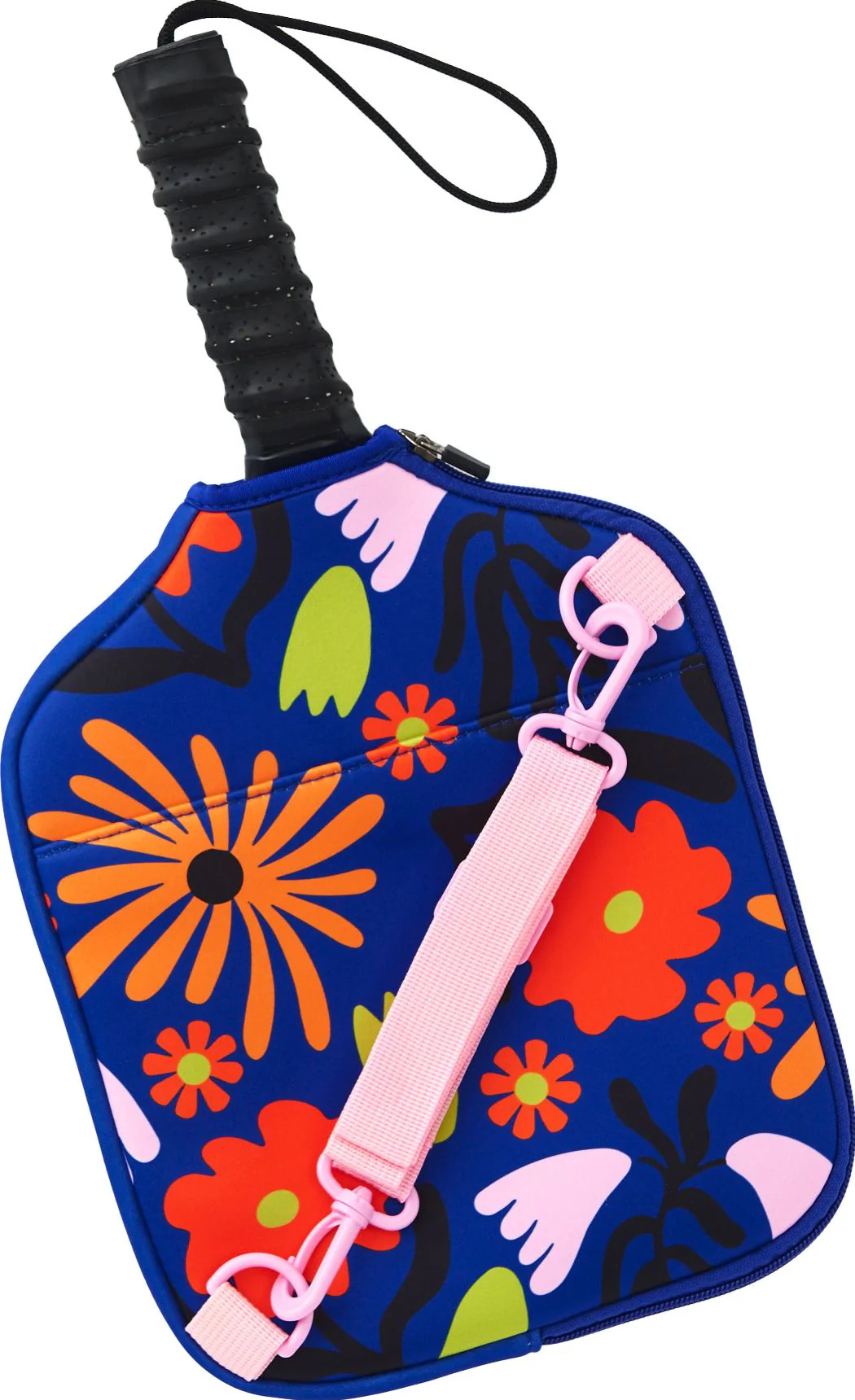 Bold Floral Pickleball Paddle Holder - Image 2