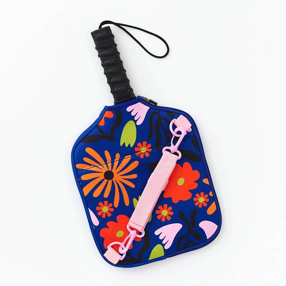 Bold Floral Pickleball Paddle Holder - Image 5