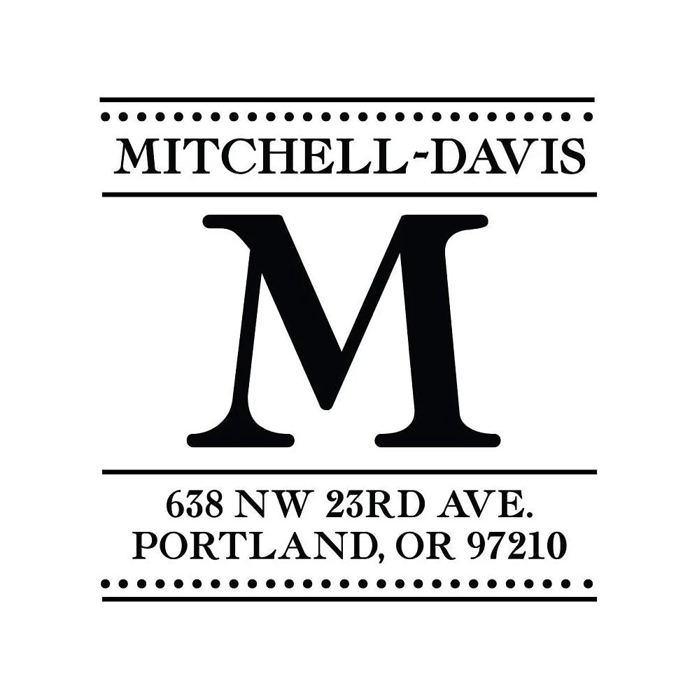 Bold Monogram Custom Stamp and Stamp Tool
