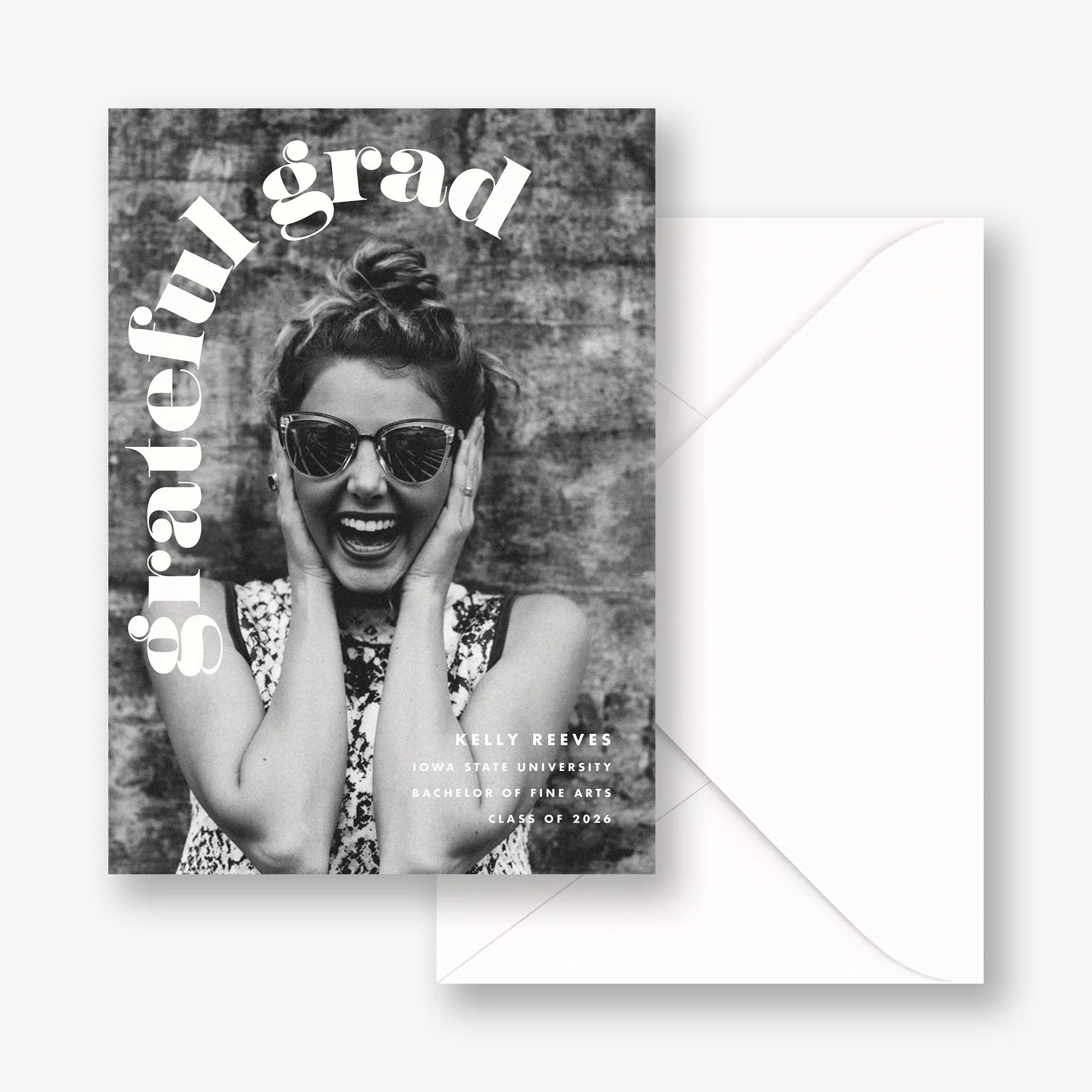 Bold Type Arch Photo Graduation Announcement - Image 2