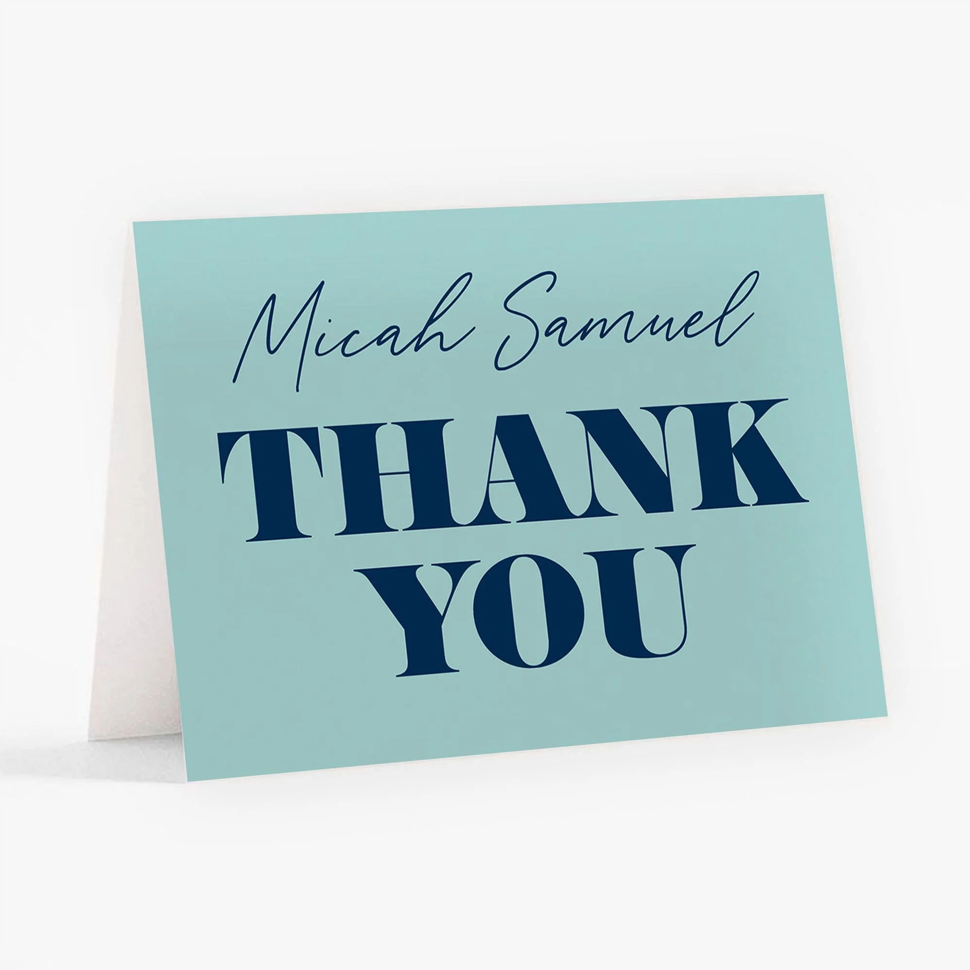 Bold Type Bar Mitzvah Stationery - Image 2