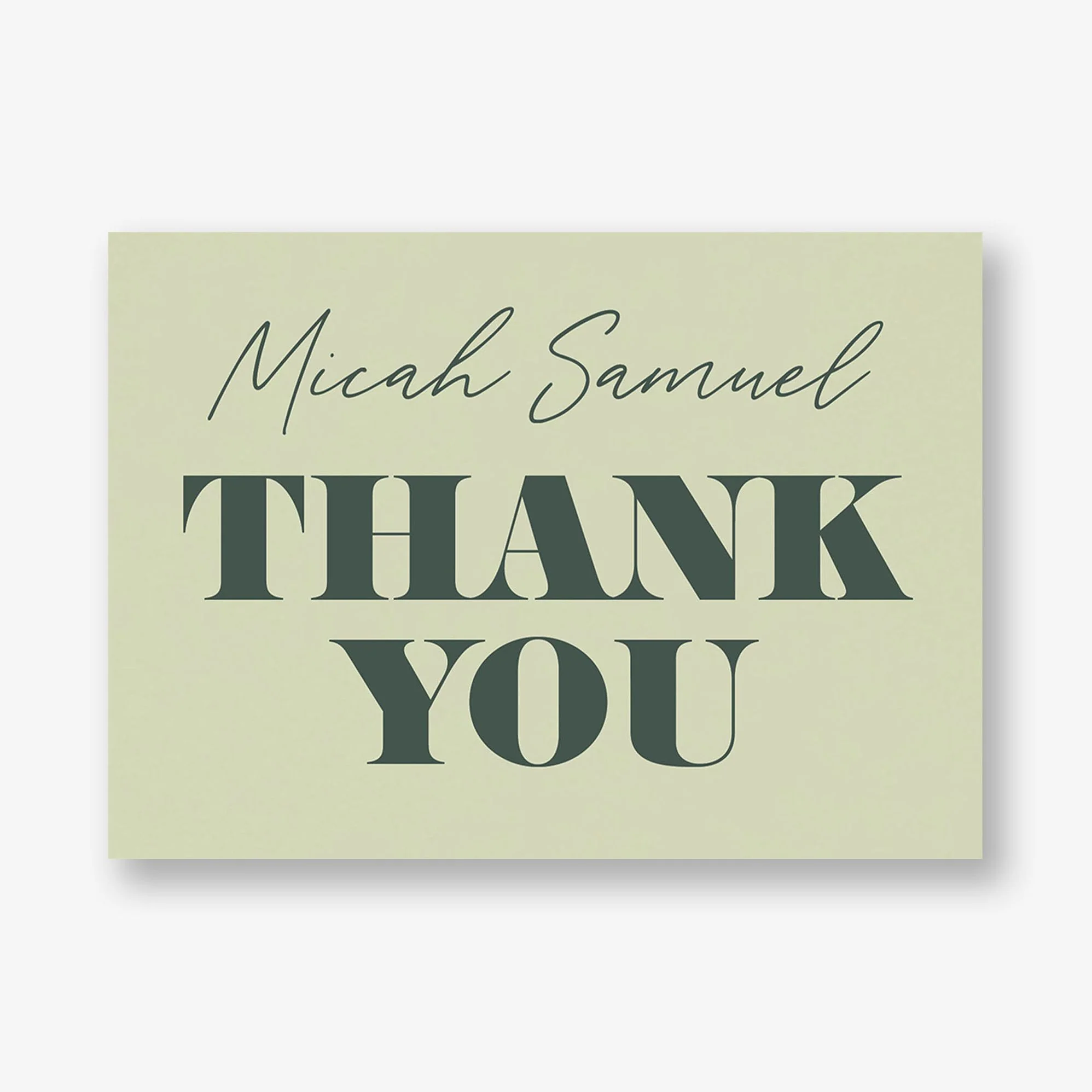 Bold Type Bar Mitzvah Stationery - Image 3
