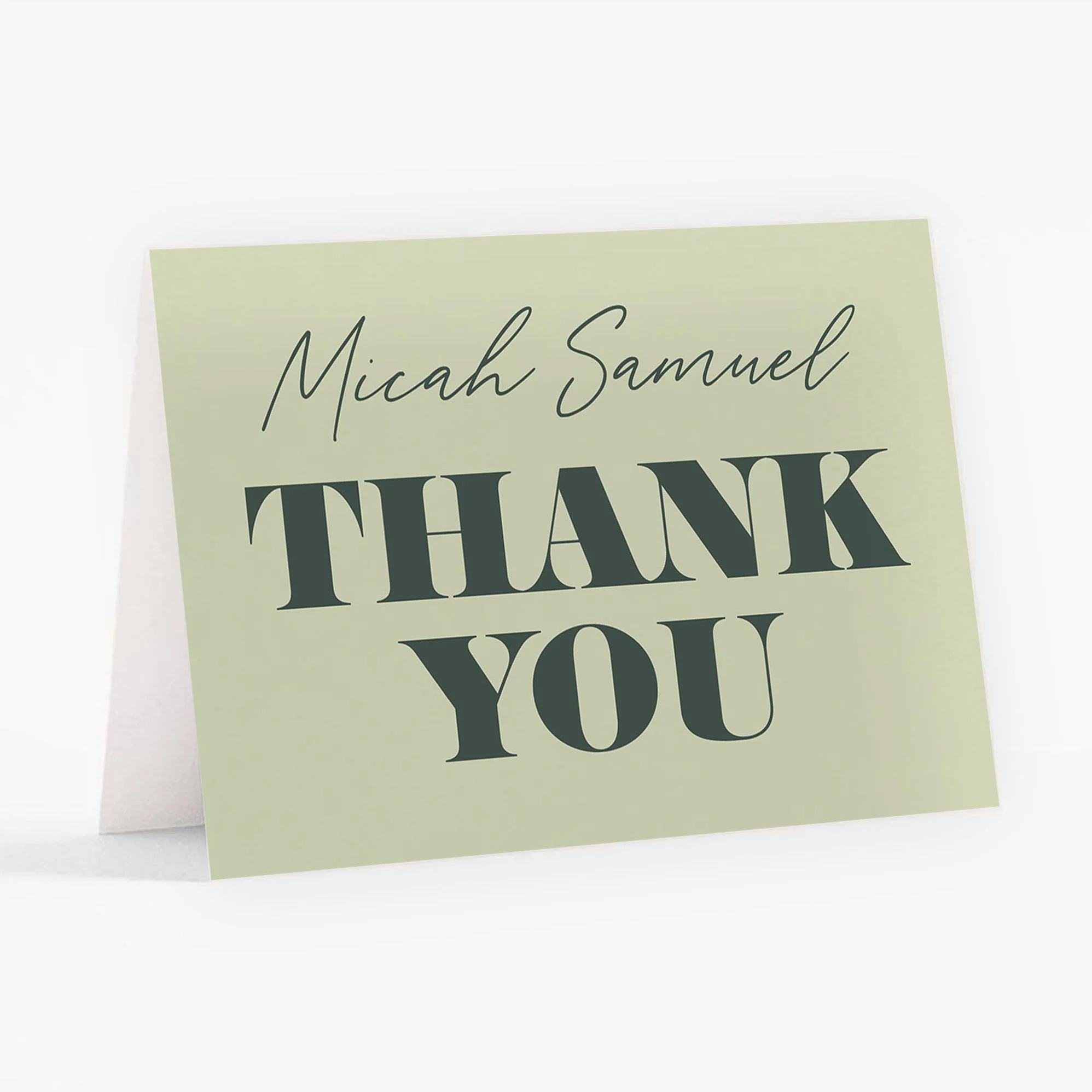 Bold Type Bar Mitzvah Stationery - Image 4