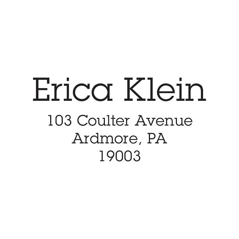 Bold Type Modern Custom Stamp and Stamp Tool