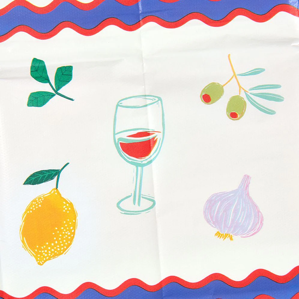 Bon Appetit Paper Table Cover - Image 3