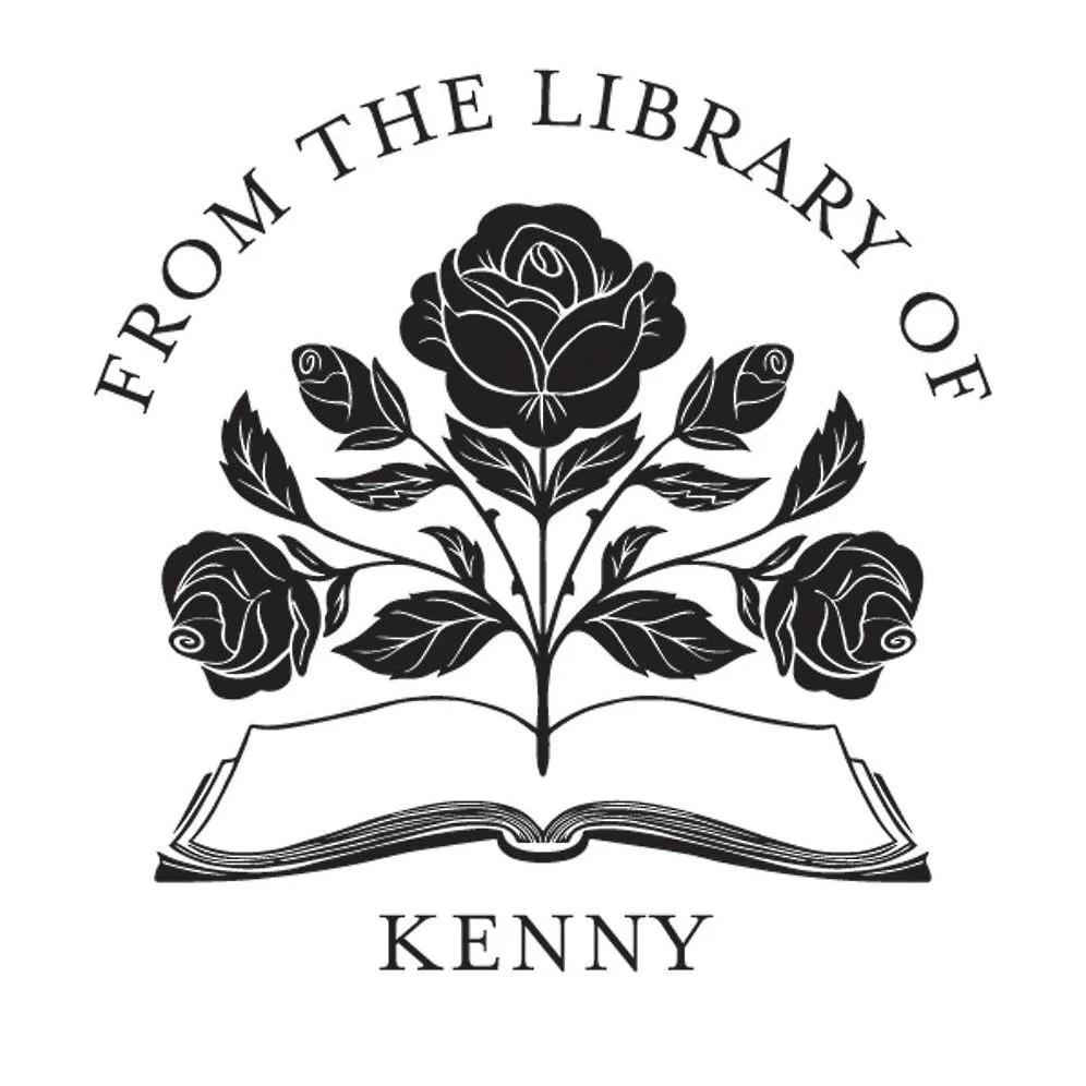 Book of Roses Custom Stamp