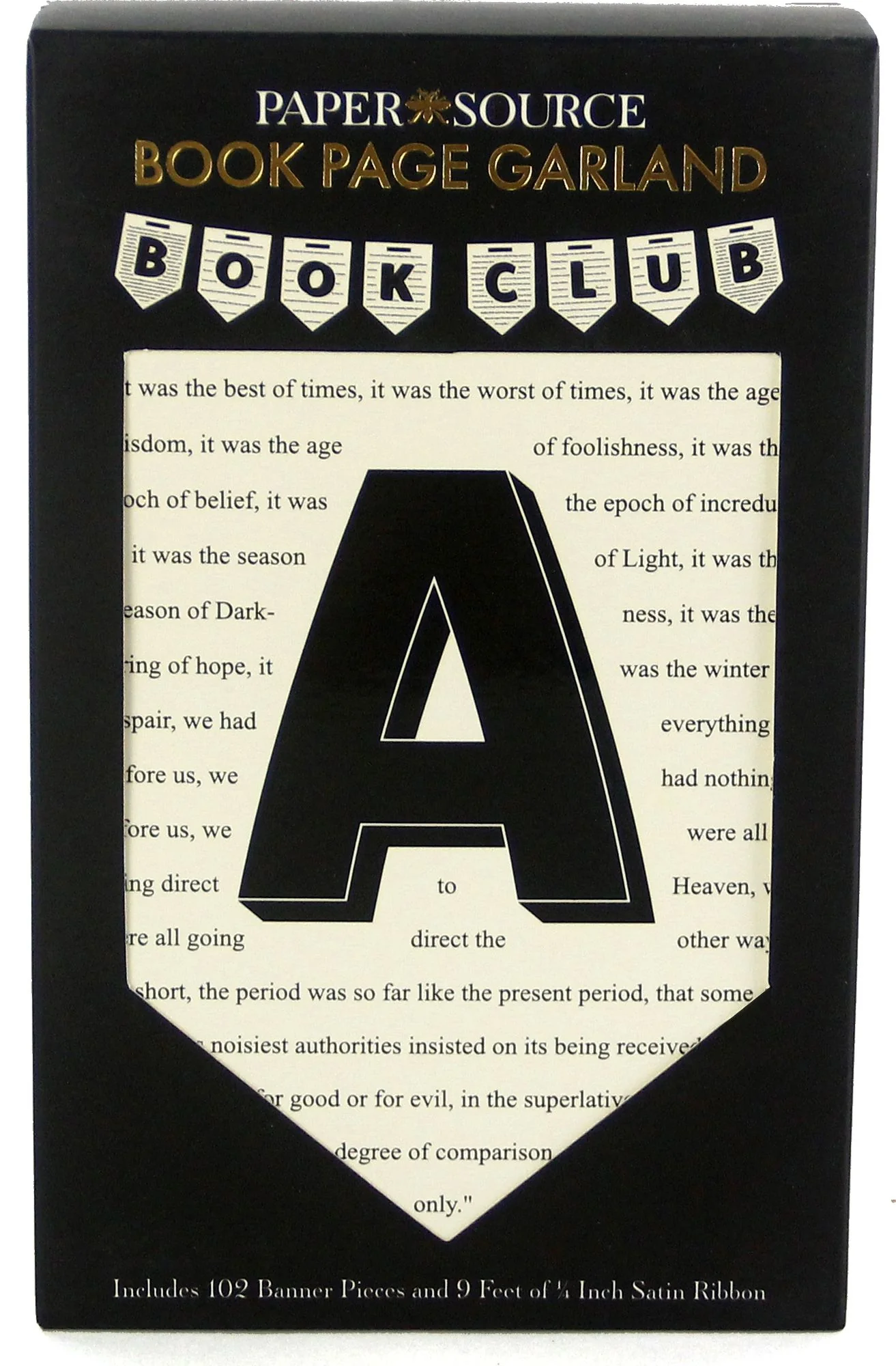 Book Page Garland