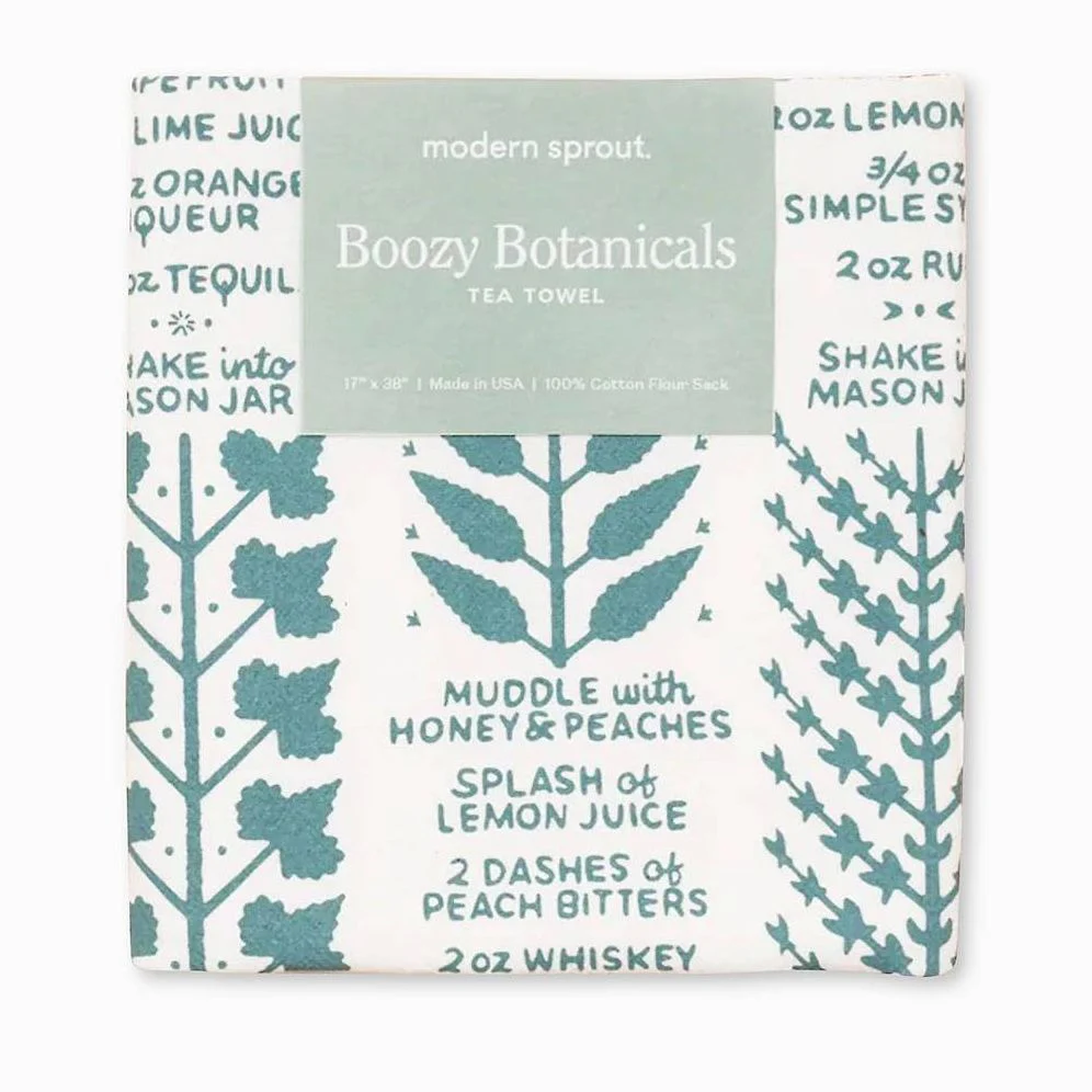 Boozy Botanicals Tea Towel - Image 2