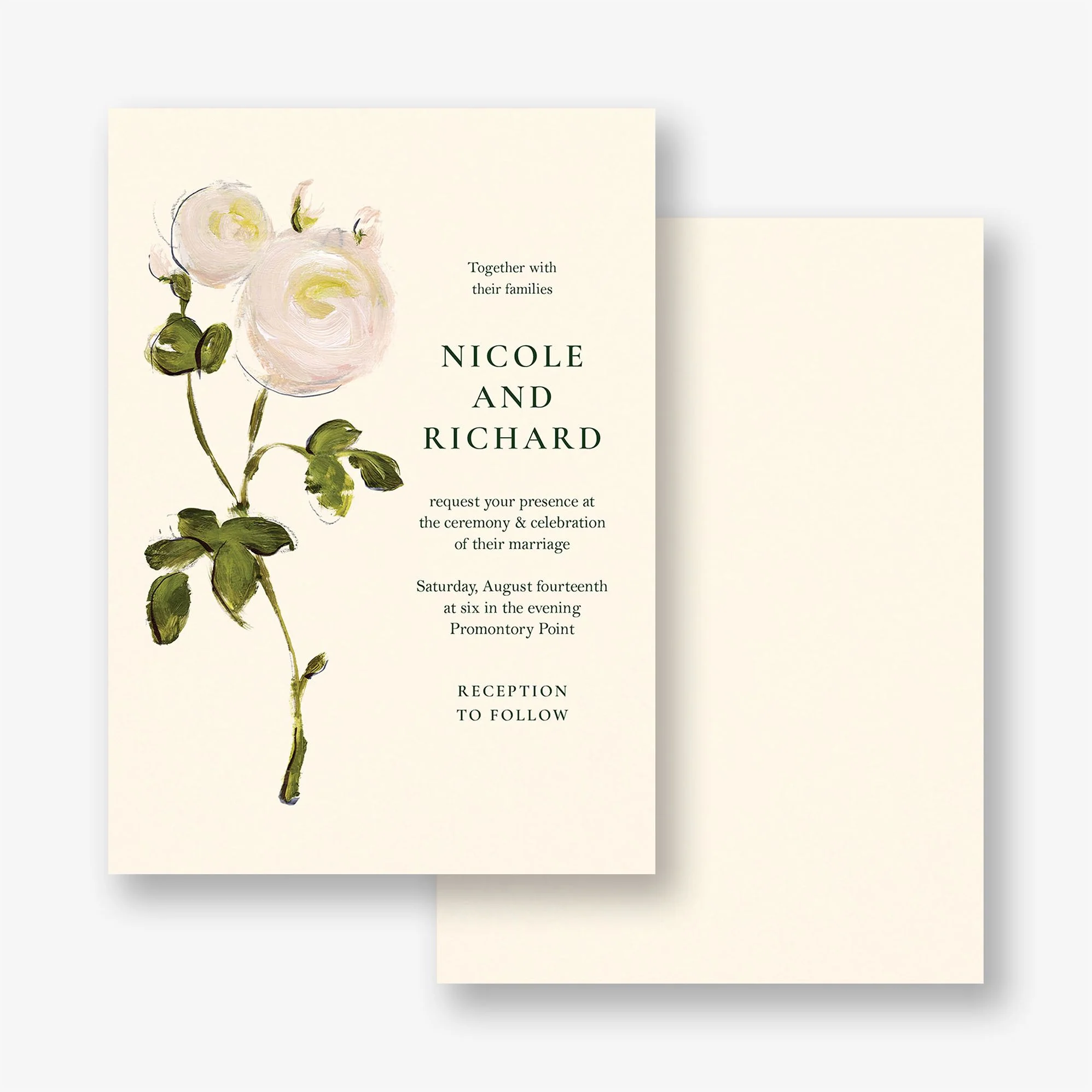 Botanical Bliss Wedding Invitation - Image 3