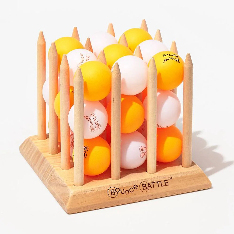 Bounce Battle Wood Edition Game Set