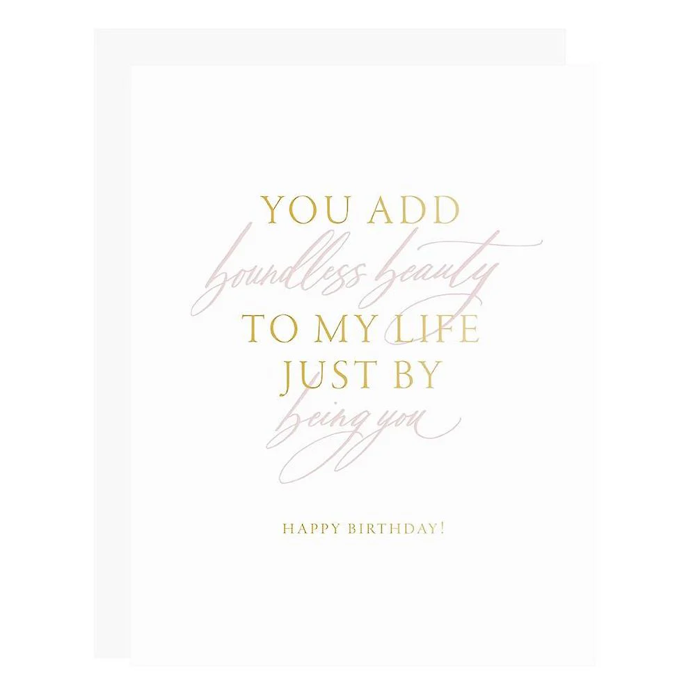 Boundless Beauty Birthday Card