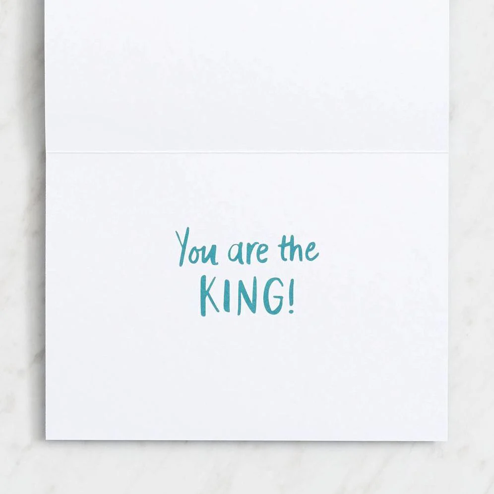 Brave Big Hearted Lion Father's Day Card - Image 2