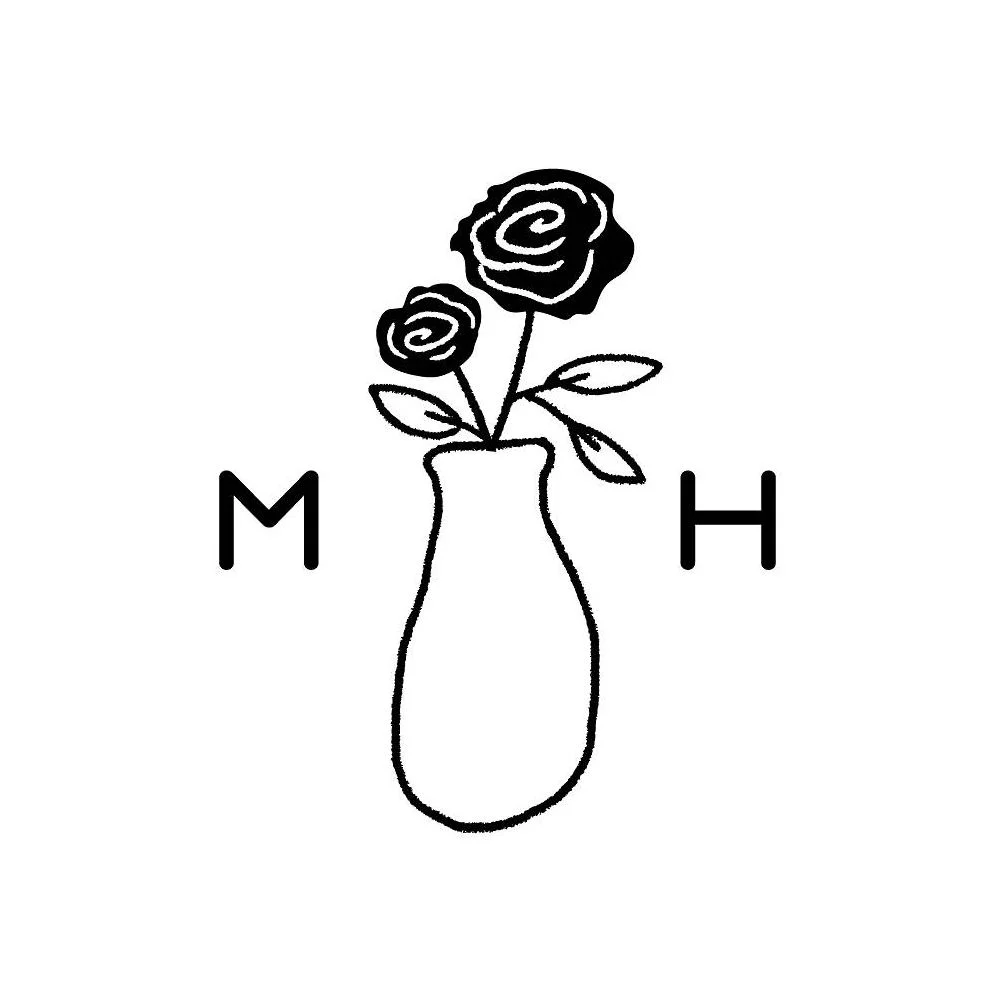Bud Vase Custom Stamp