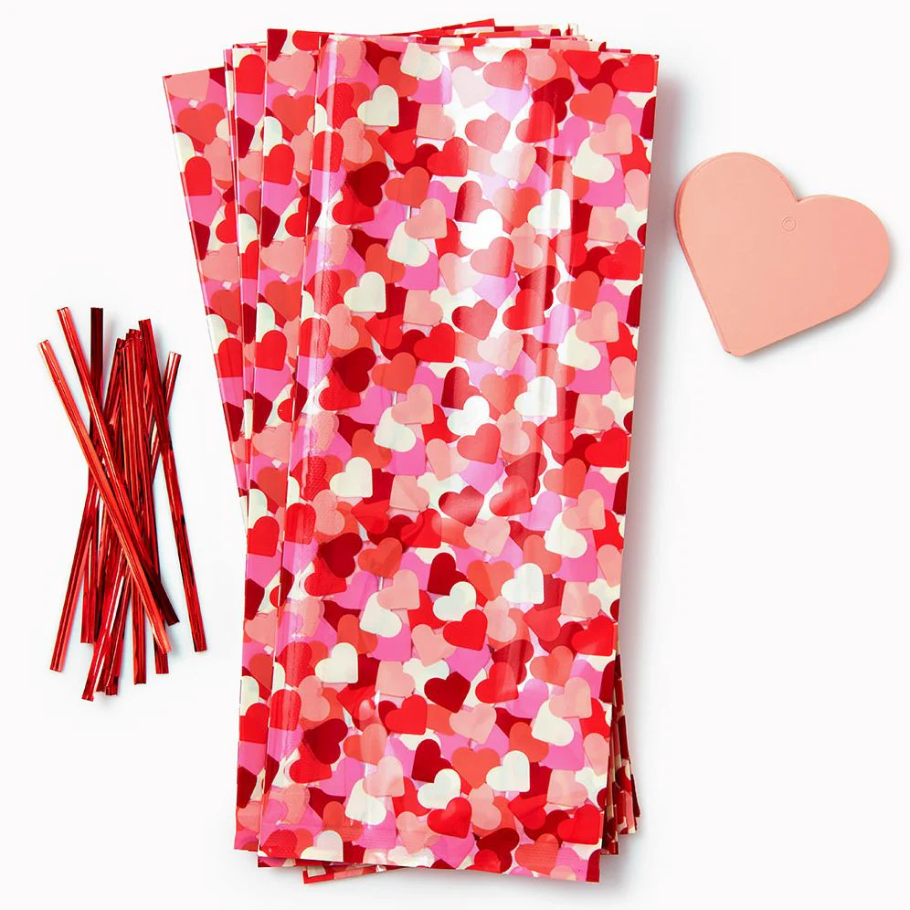 Bunch of Hearts Cello Bags Set of 15 - Image 2