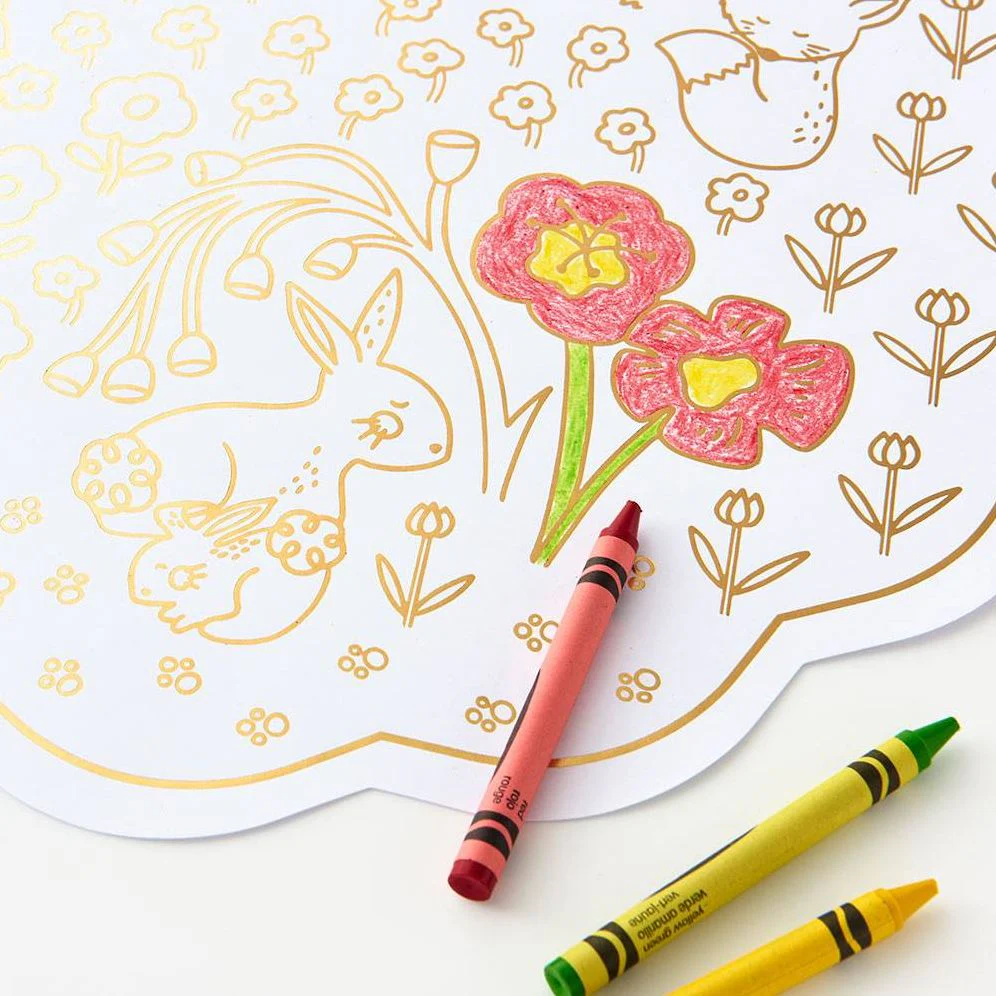 Bunny Coloring Placemat