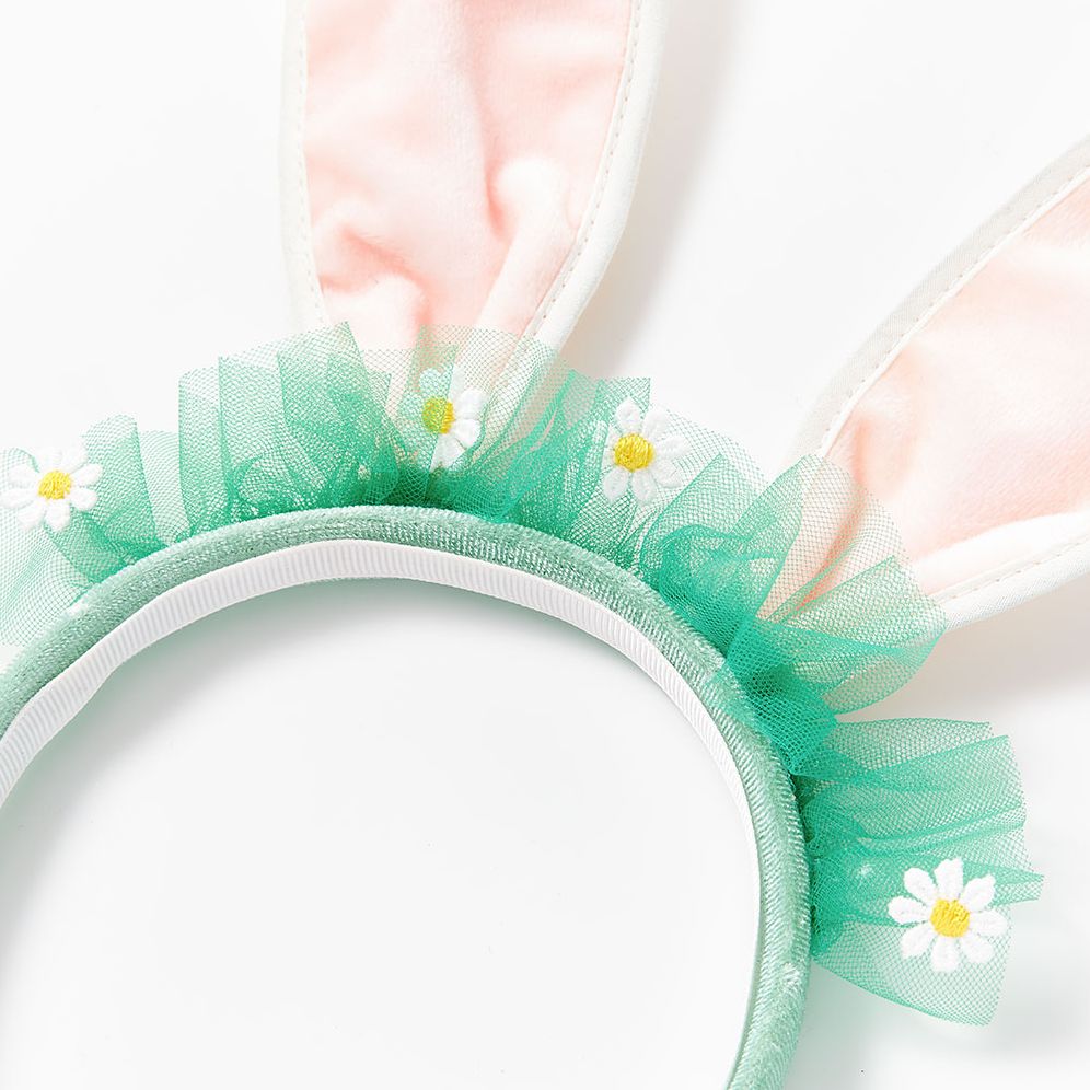 Bunny Ear and Daisy Headband - Image 2