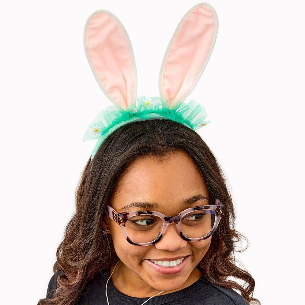 Bunny Ear and Daisy Headband - Image 4