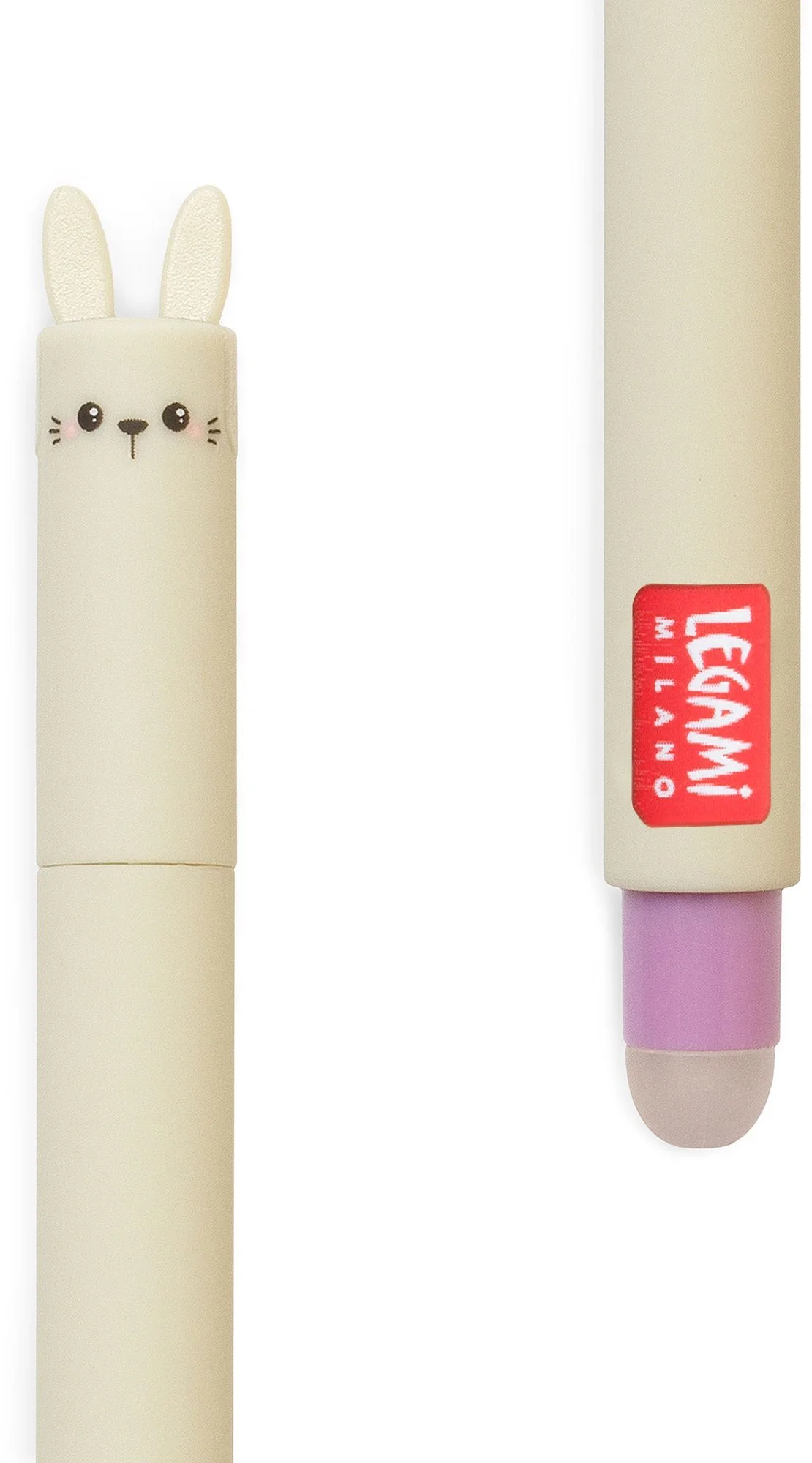 Bunny Erasable Gel Pen - Purple Ink - Image 3