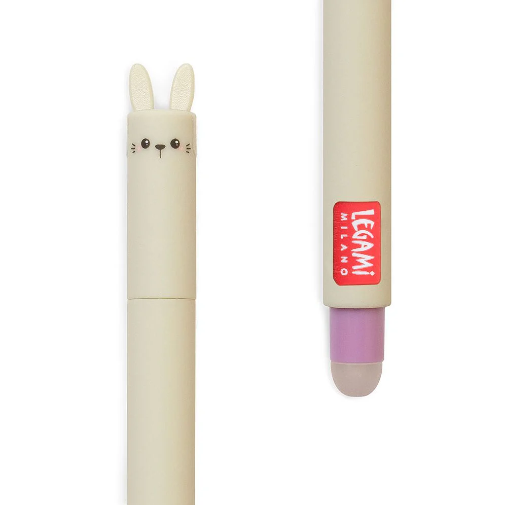 Bunny Erasable Gel Pen - Purple Ink - Image 5