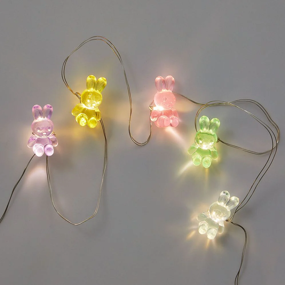 Bunny String Lights, Set of 20 - Image 3
