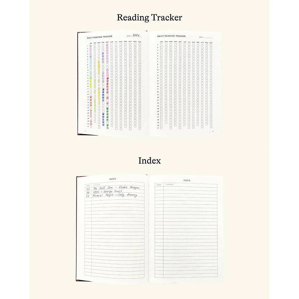 Burgundy Reading Journal - Image 6