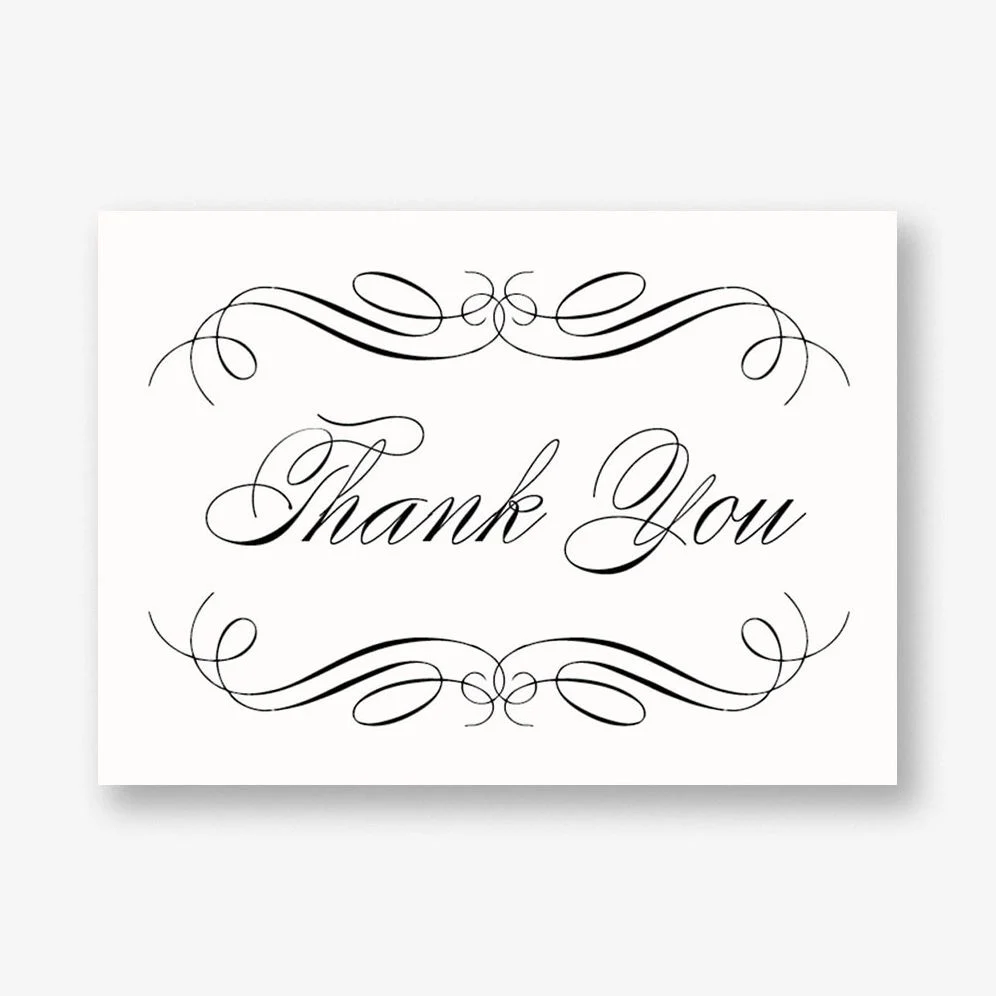 Calligraphy Flourish Stationery