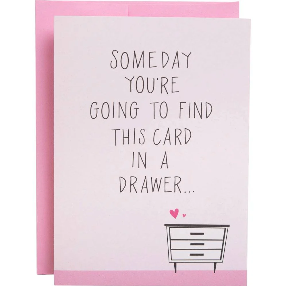 Card in a Drawer Valentine Card