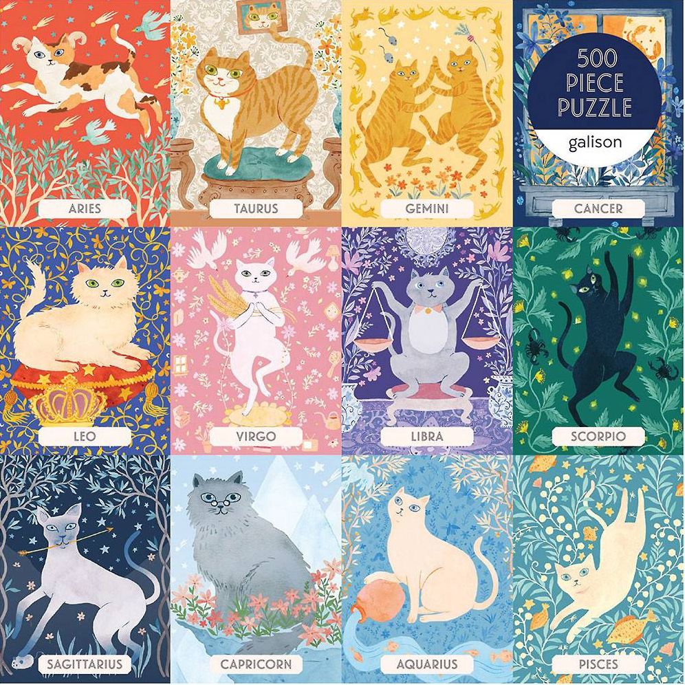 Cat Zodiac 500 Piece Puzzle - Image 8