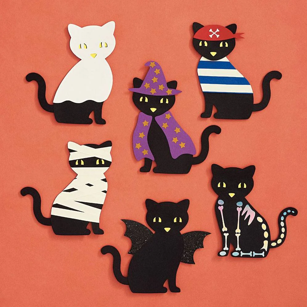 Cats In Costume Halloween Craft Kit