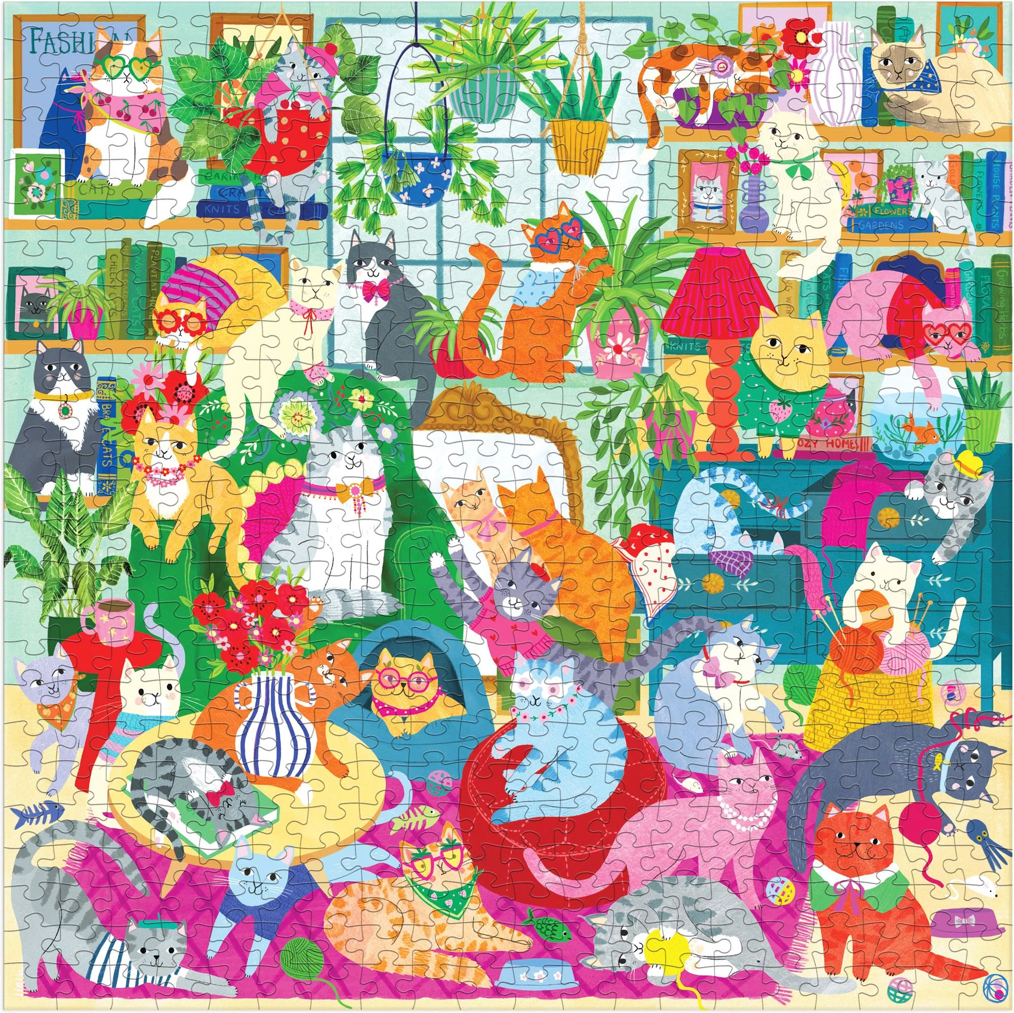 Caturday Afternoon 500 Piece Family Puzzle - Image 2