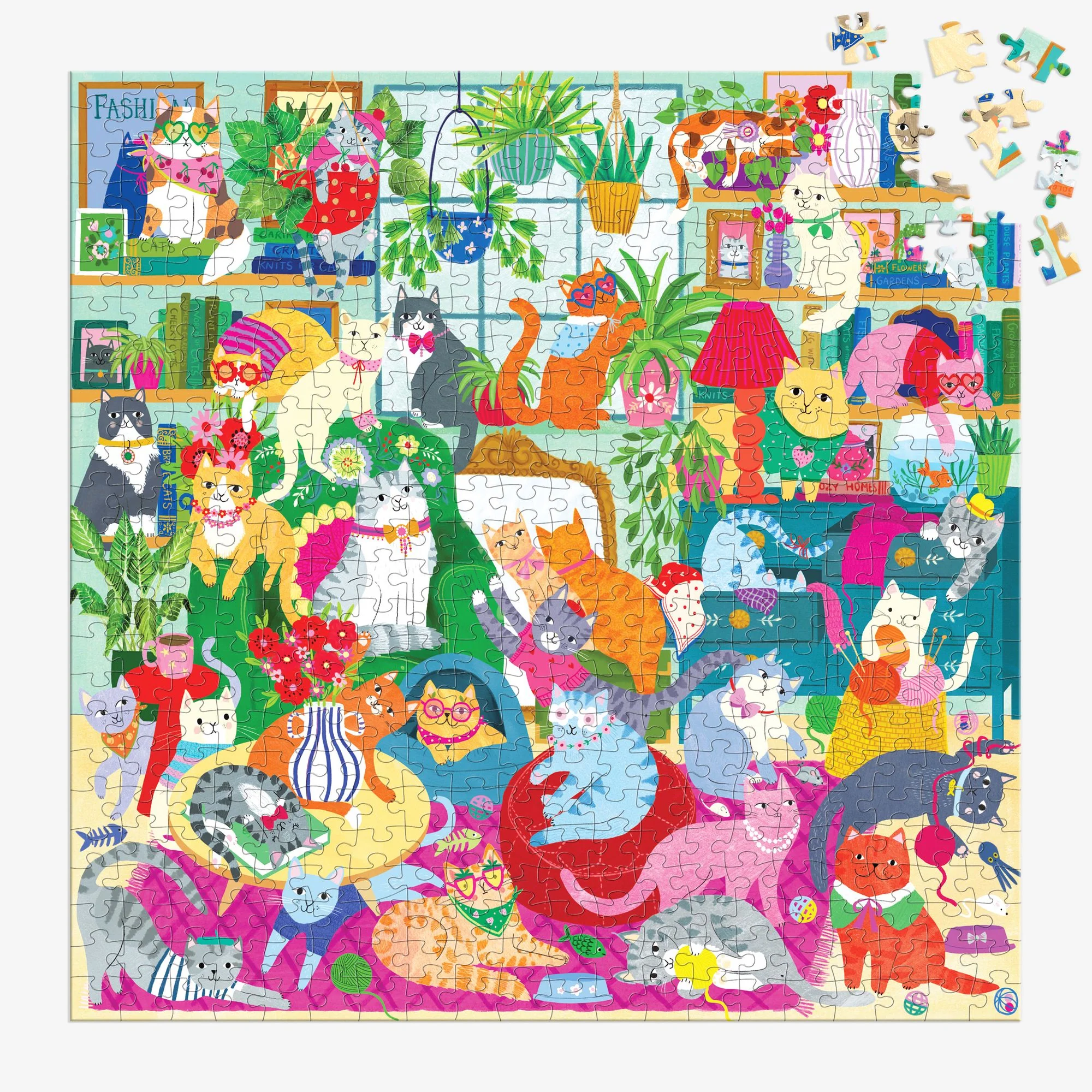 Caturday Afternoon 500 Piece Family Puzzle - Image 3