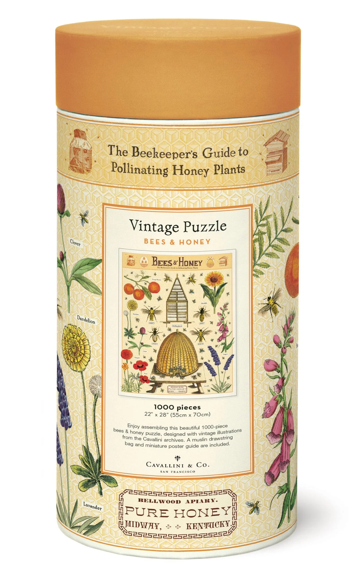 Cavallini & Co - Bees & Honey 1000 Piece Jigsaw Puzzle - Image 5