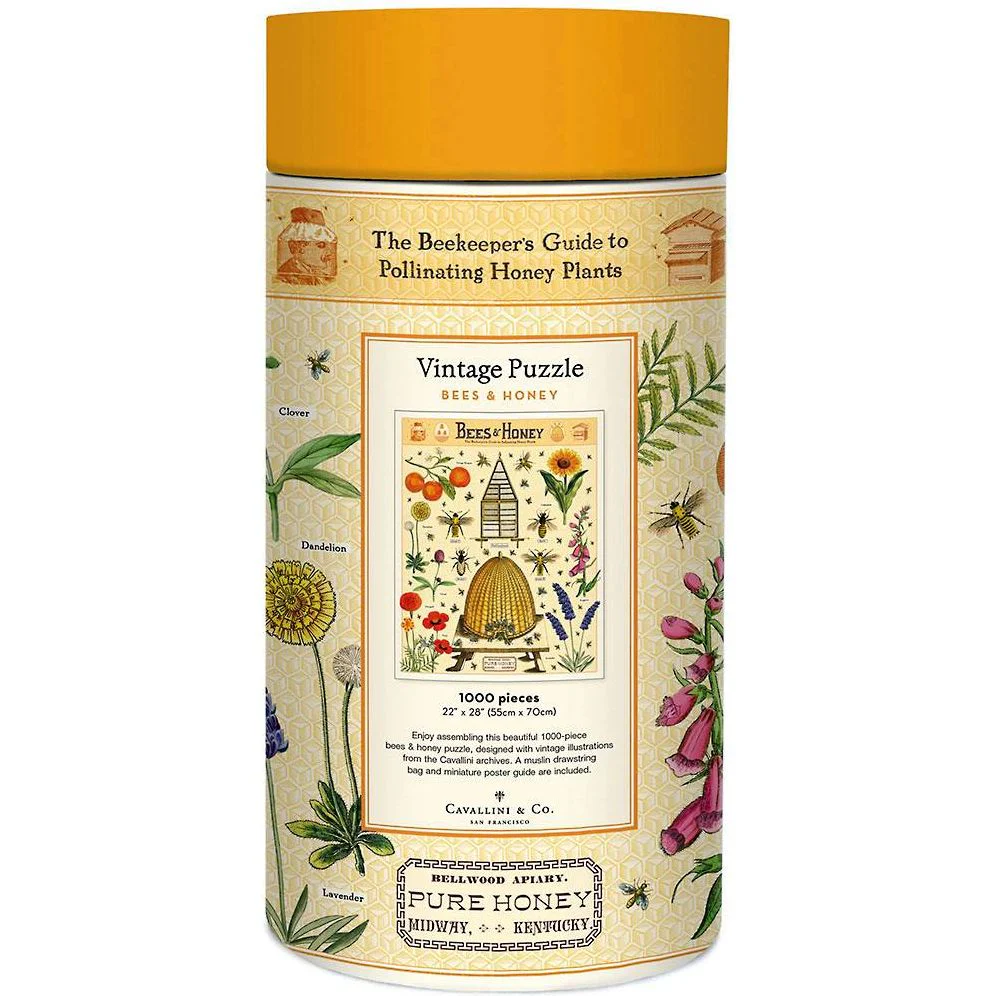 Cavallini & Co - Bees & Honey 1000 Piece Jigsaw Puzzle - Image 6