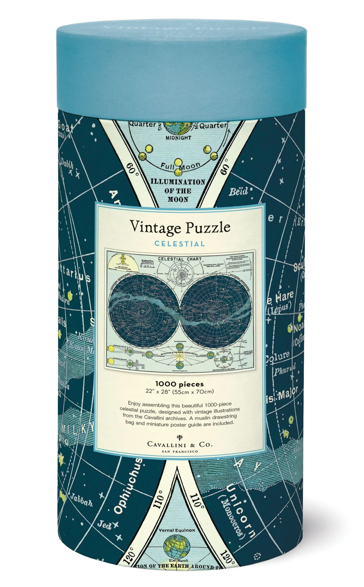 Cavallini & Co - Celestial 1,000 Piece Jigsaw Puzzle - Image 5