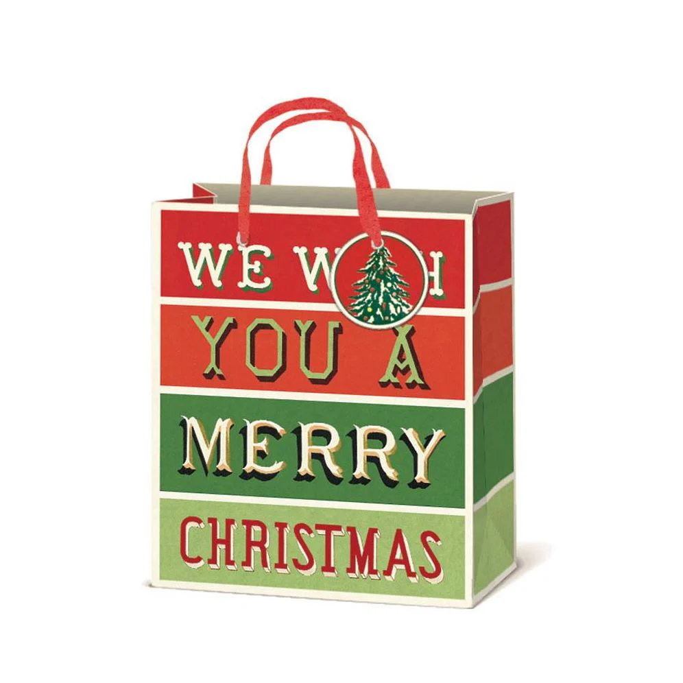 Cavallini & Co. Merry Christmas Medium Gift Bag